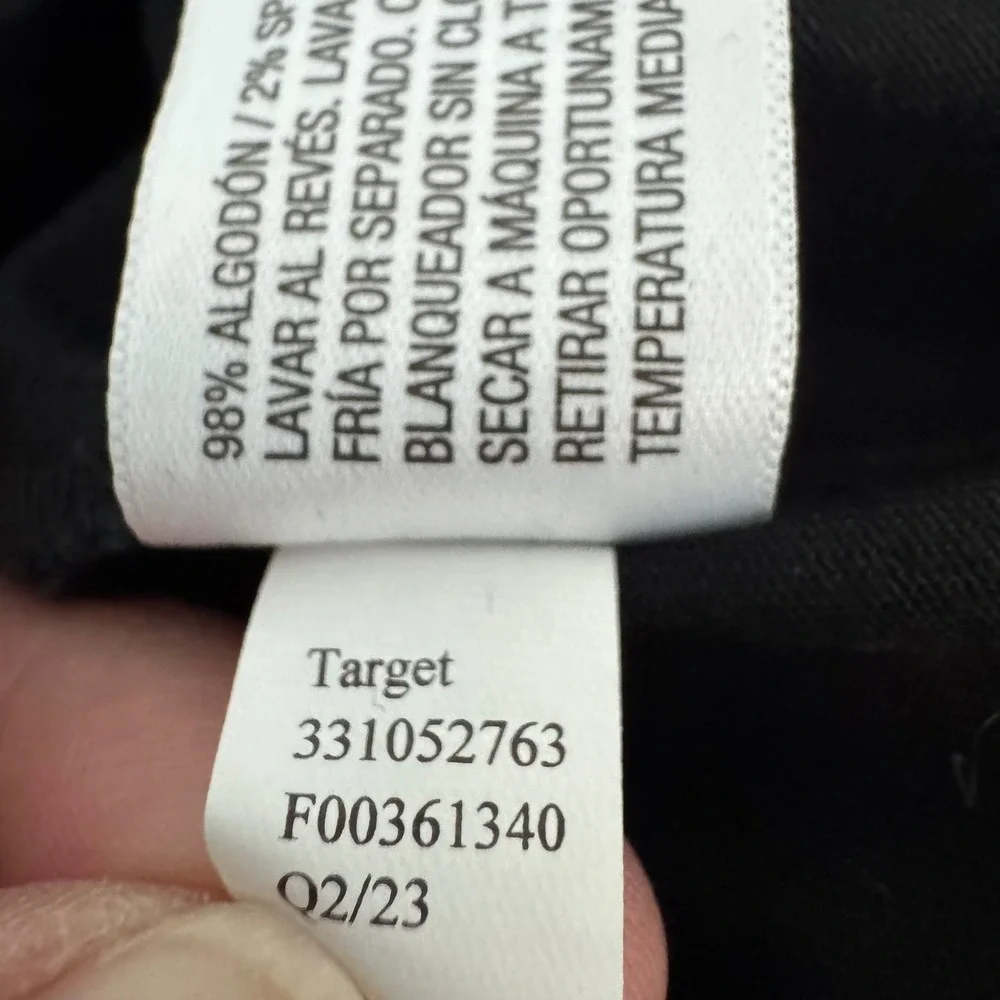 Wild Fable Mini Skirt Women XXL Black Full Zip Cargo Utility NEW